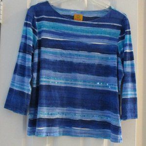 Ruby Rd PXL Striped Top